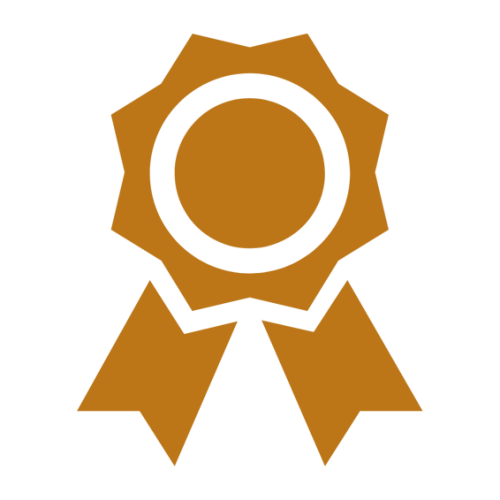 productores- icono de medalla